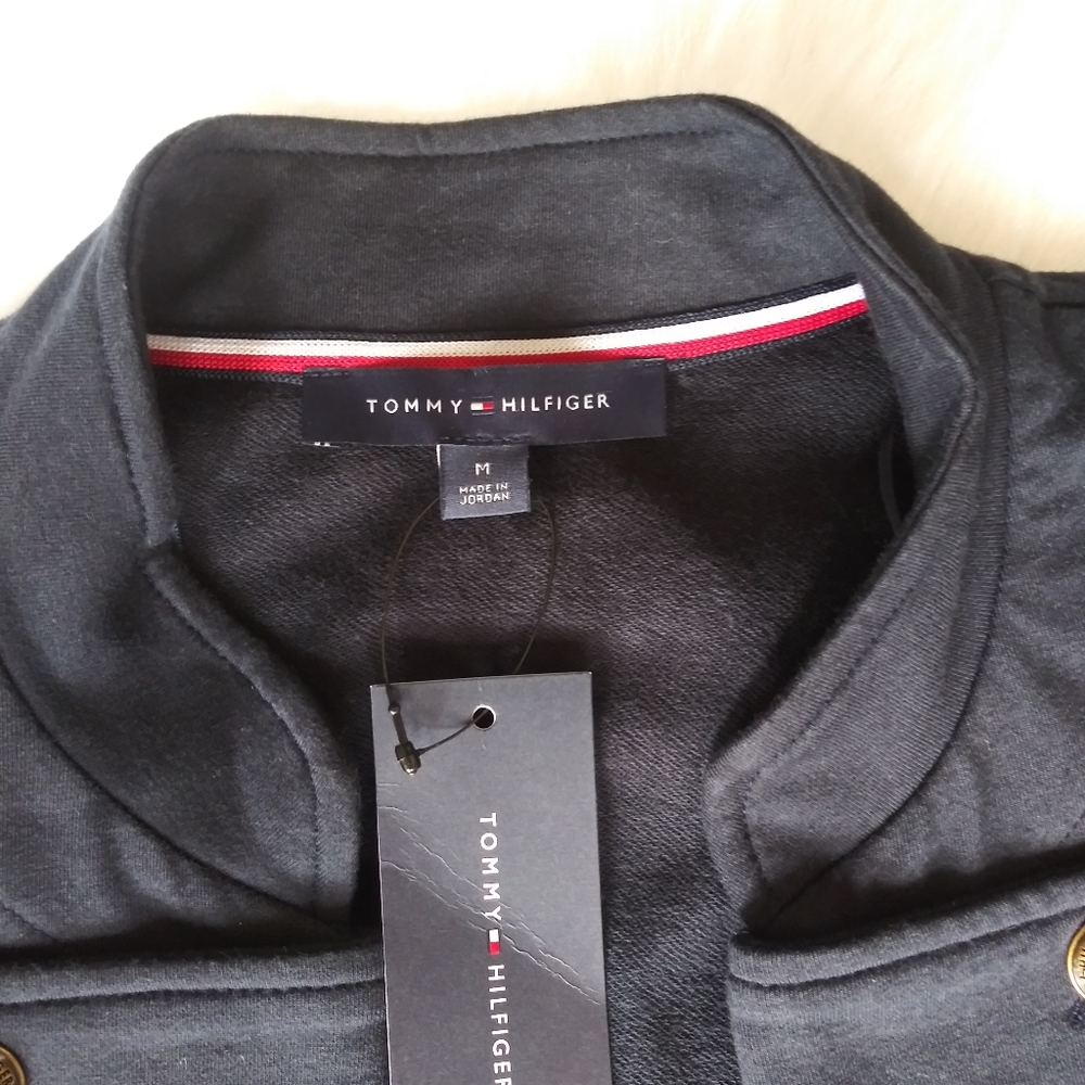Tommy Hilfiger Military Band Jacket NWT Size M - Picture 3 of 5